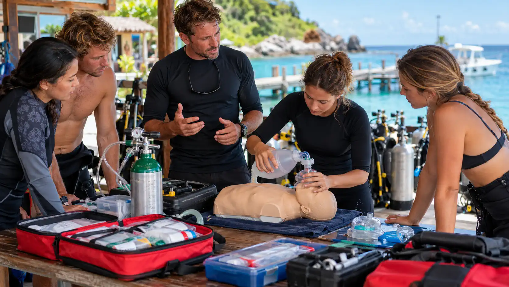 Wet spot scuba dauin First Aid 4 -Wet Spot Scuba Diving Dauin Philippines