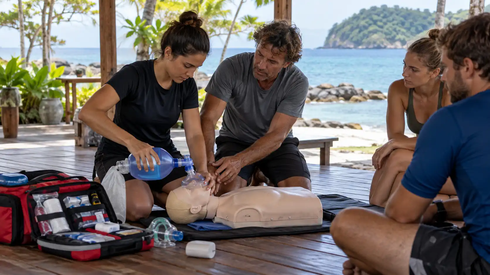 Wet spot scuba dauin first aid and cpr refresher 8 -Wet Spot Scuba Diving Dauin Philippines