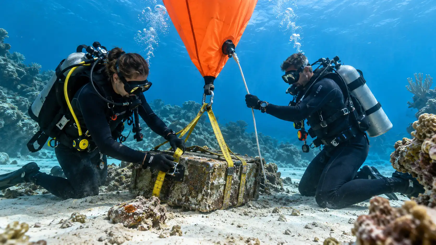 Wet spot scuba dauin search and recovery 2 -Wet Spot Scuba Diving Dauin Philippines