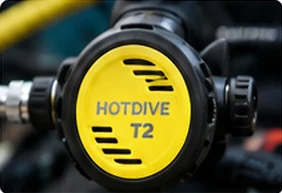 regulator yellow regulator yellow -Wet Spot Scuba Diving Dauin Philippines