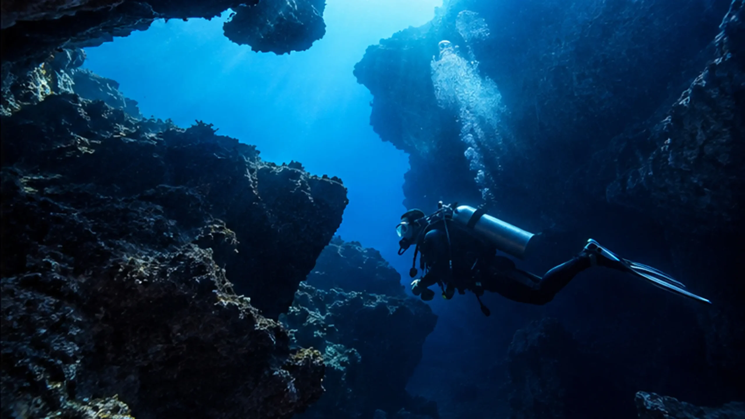 wet spot scuba dauin deep dive 40 underwater rock formations scaled -Wet Spot Scuba Diving Dauin Philippines