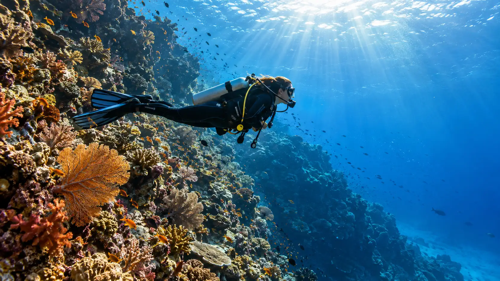 wet spot scuba dauin drift diver 1 -Wet Spot Scuba Diving Dauin Philippines