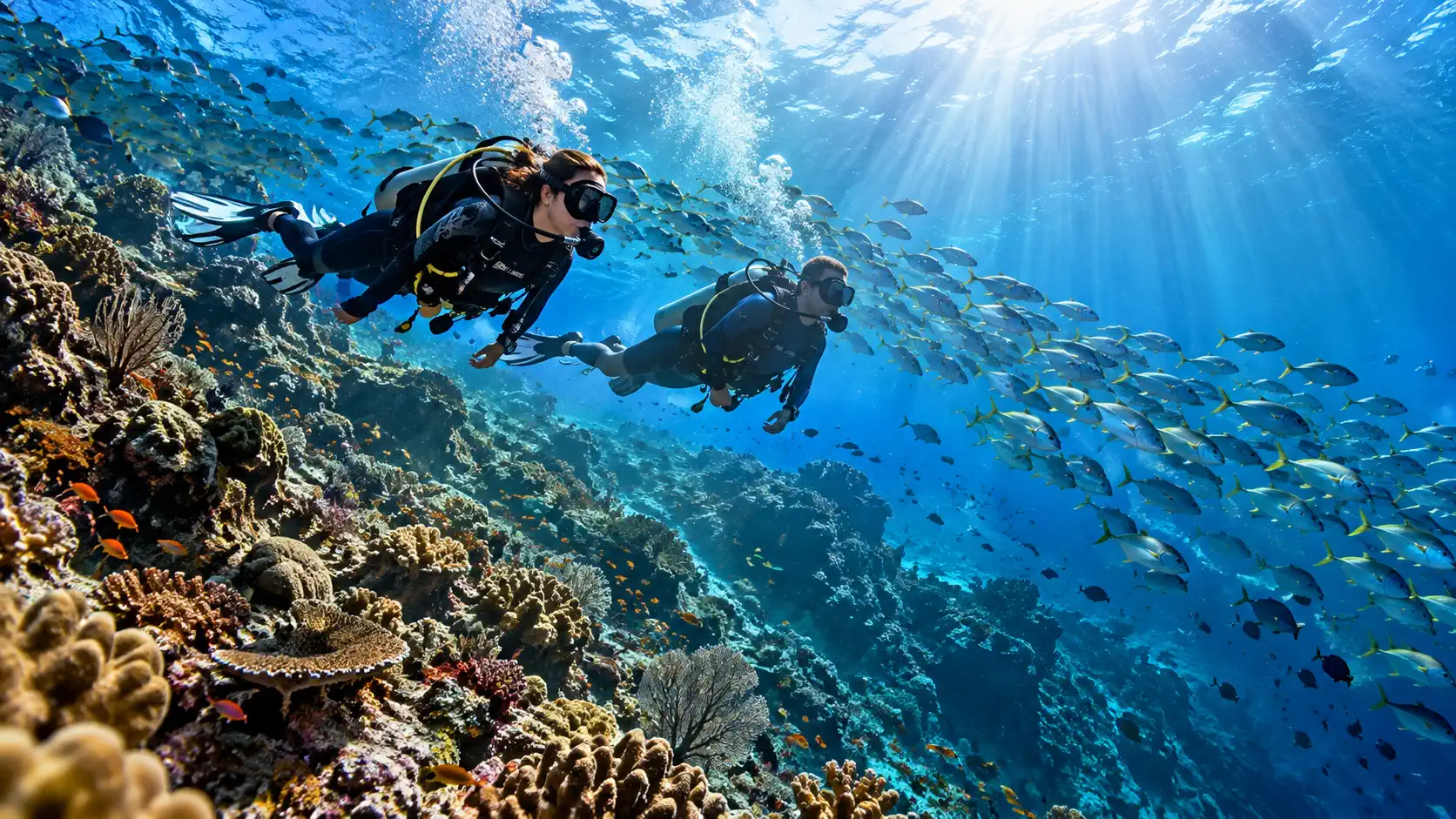 wet spot scuba dauin drift diver 2 -Wet Spot Scuba Diving Dauin Philippines