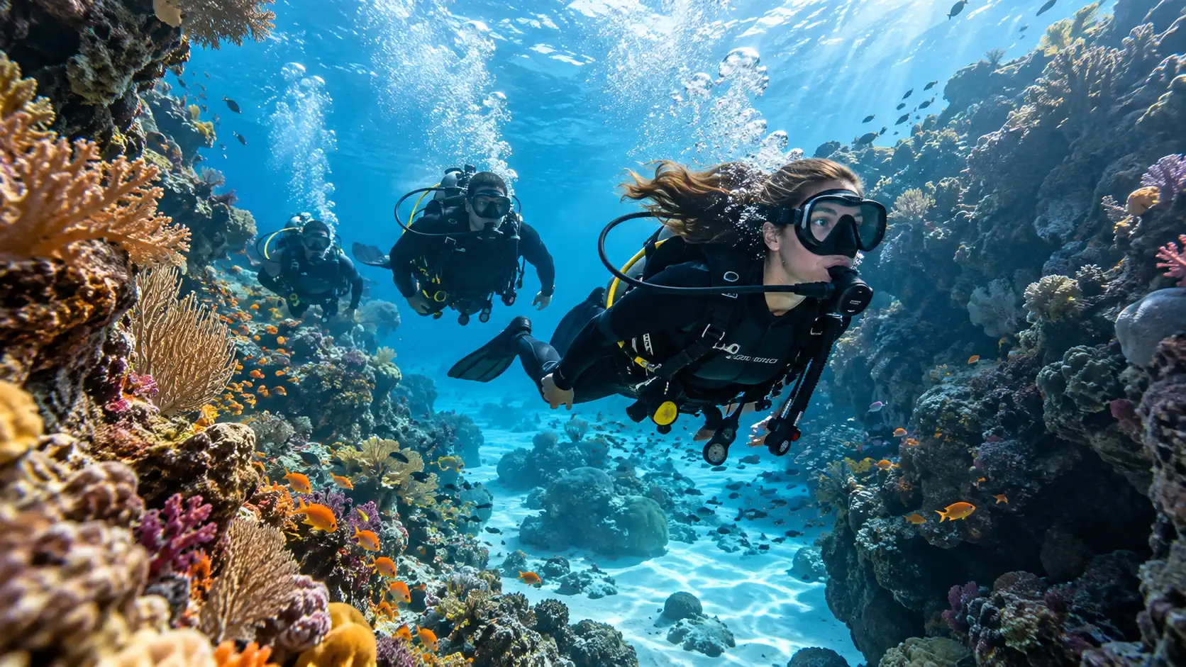 wet spot scuba dauin drift diver 4 -Wet Spot Scuba Diving Dauin Philippines