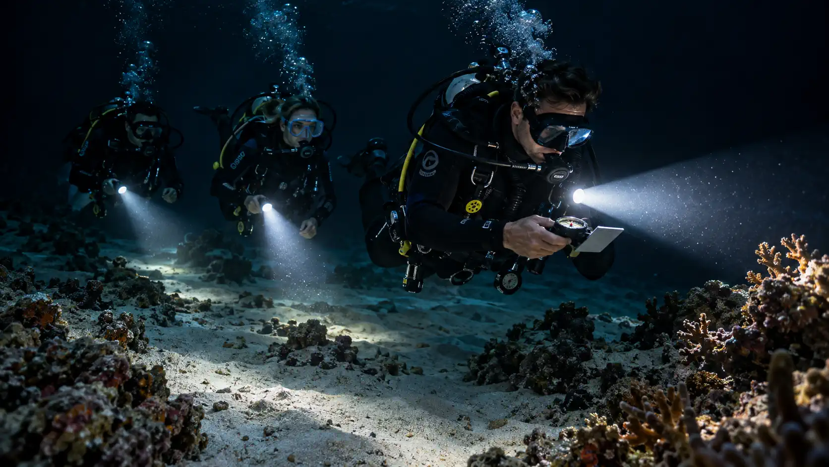 wet spot scuba dauin night diver 3 -Wet Spot Scuba Diving Dauin Philippines