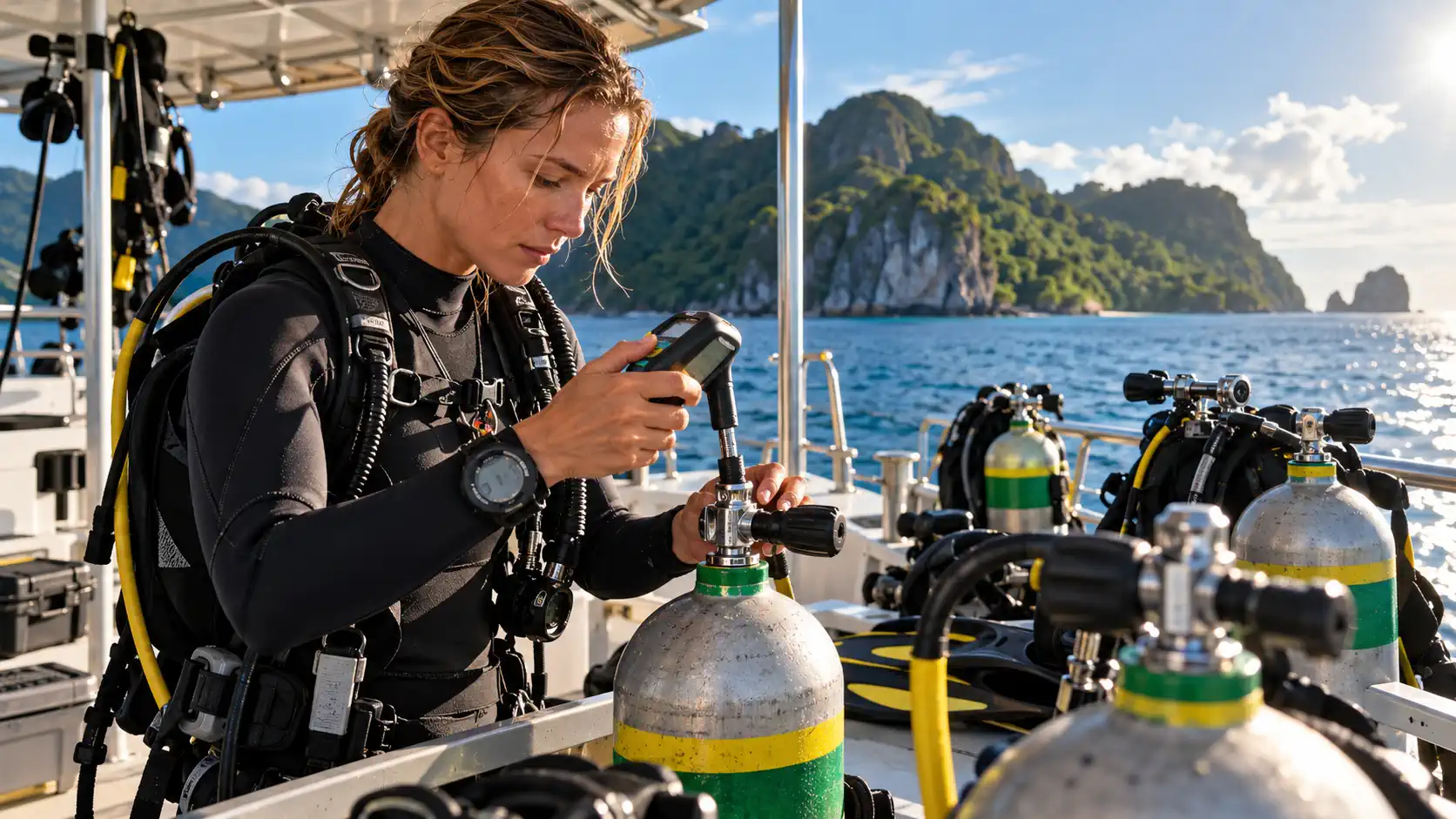 wet spot scuba dauin nitrox 2 -Wet Spot Scuba Diving Dauin Philippines